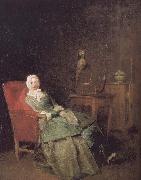 Jean Baptiste Simeon Chardin Take the book of women painting